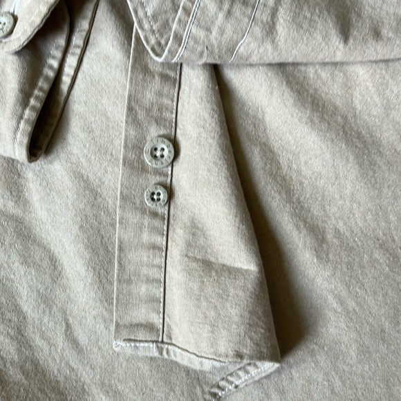 Timberland button up shirt canvas beige XL - Picture 11 of 13